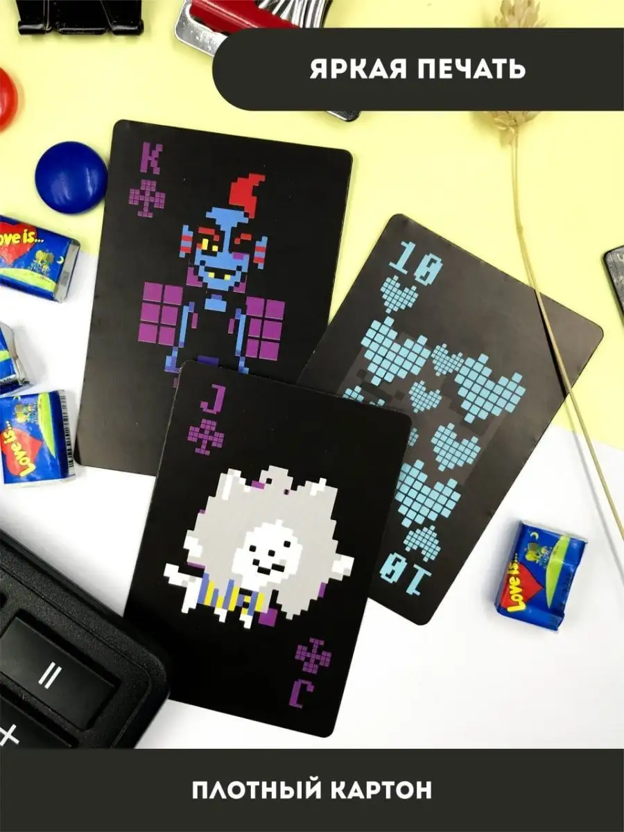 Карты Игра UNDERTALE Андертейл, Санс, Фриск, Чара, Андайн AniBox купить по  цене 13,77 р. в интернет-магазине Wildberries в Беларуси | 132242746