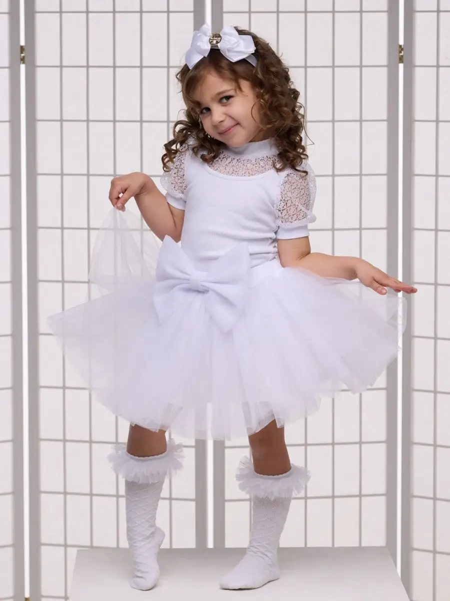 МК Детское нарядное платье из фатина / платье принцессы / как сшить детское нарядное платье