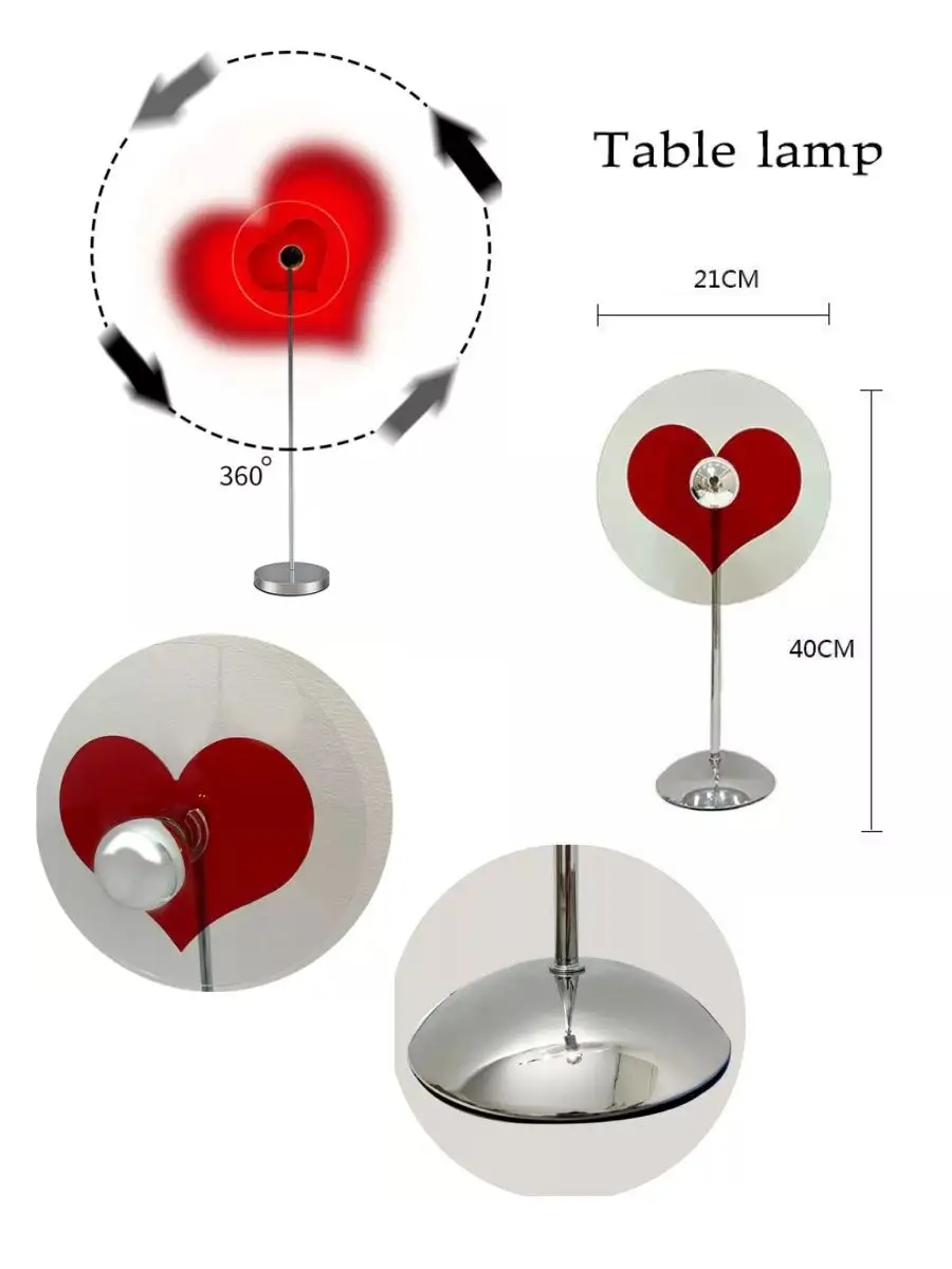 Ночник настольный лампа Сердце проектор Sunset Lamp купить по цене 1 519 ₽  в интернет-магазине Wildberries | 134363609