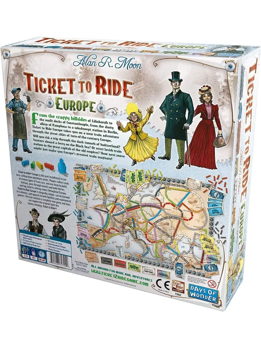 Days of Wonder Ticket to Ride. Europe (English version)