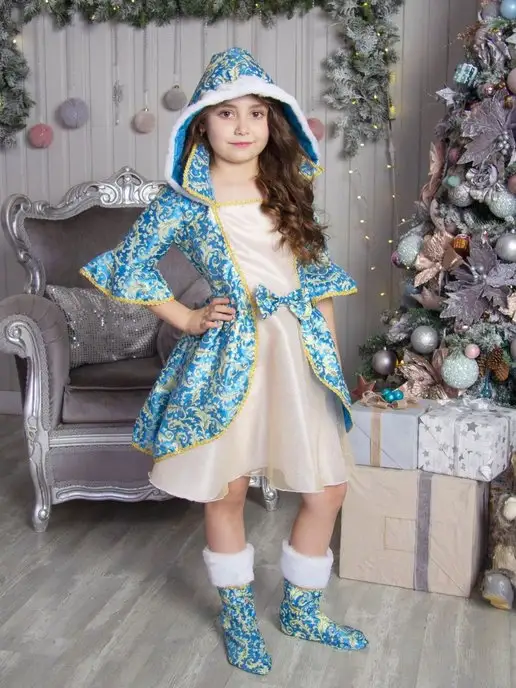 Герда «Новогодняя» карнавальный костюм для девочки
