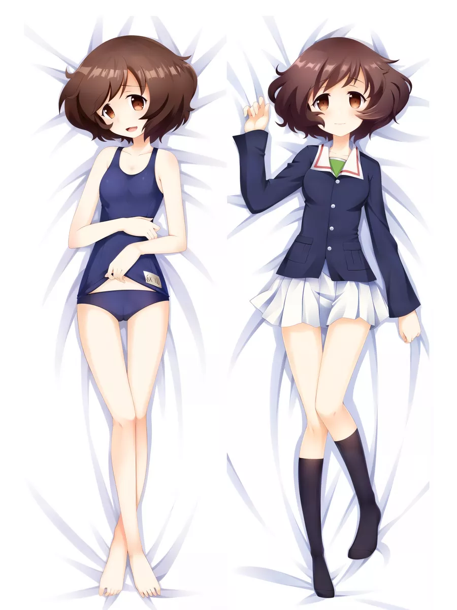 Dakimakura17 Дакимакура Акияма Юкари Девушки и танки 100х33 см