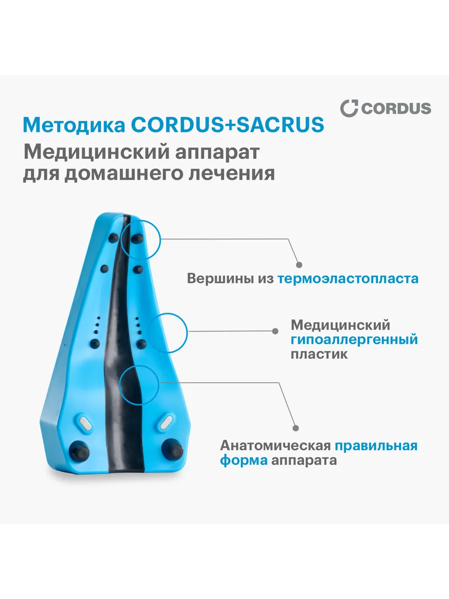 Медицинский массажер для шеи и поясницы Sacrus Pro Cordus&Sacrus купить по  цене 4 870 ₽ в интернет-магазине Wildberries | 135748149