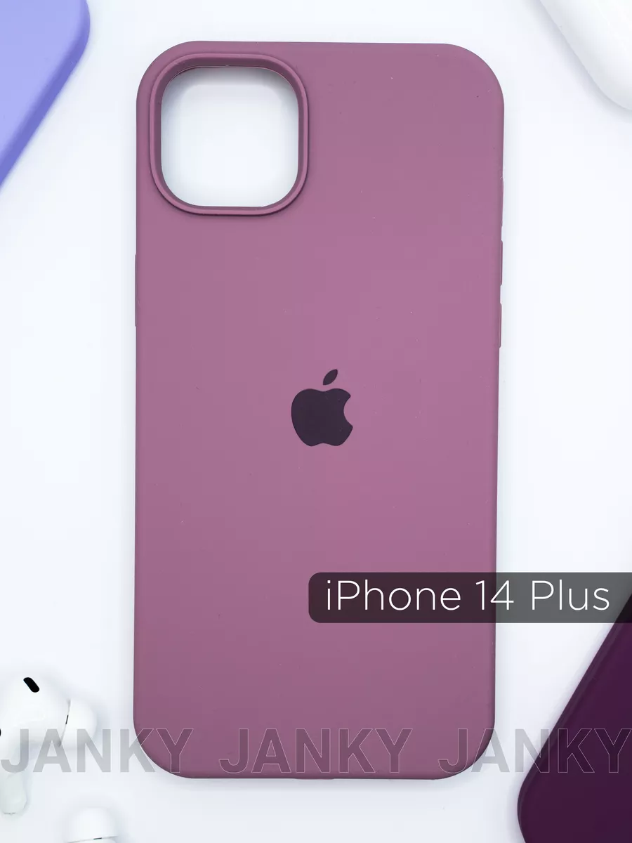 Janky Чехол на iPhone 14 Plus с яблоком