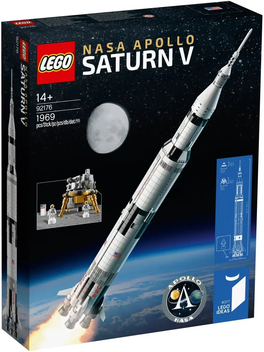 IDEAS 92176 Ракетная система НАСА Сатурн-5-Аполлон LEGO купить по цене 16  149 ₽ в интернет-магазине Wildberries | 136827122