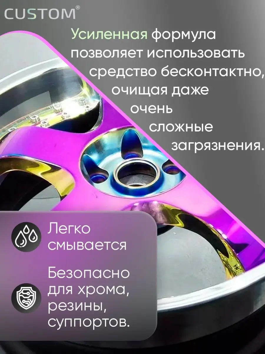 Кислотный очиститель дисков автомобиля SUPER DISCO, 700мл