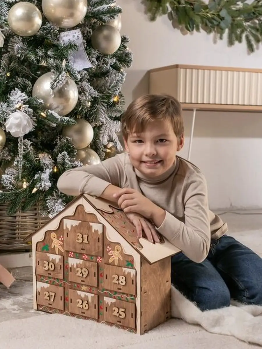 Деревянный конструктор домик из бревнышек купить в интернет магазине