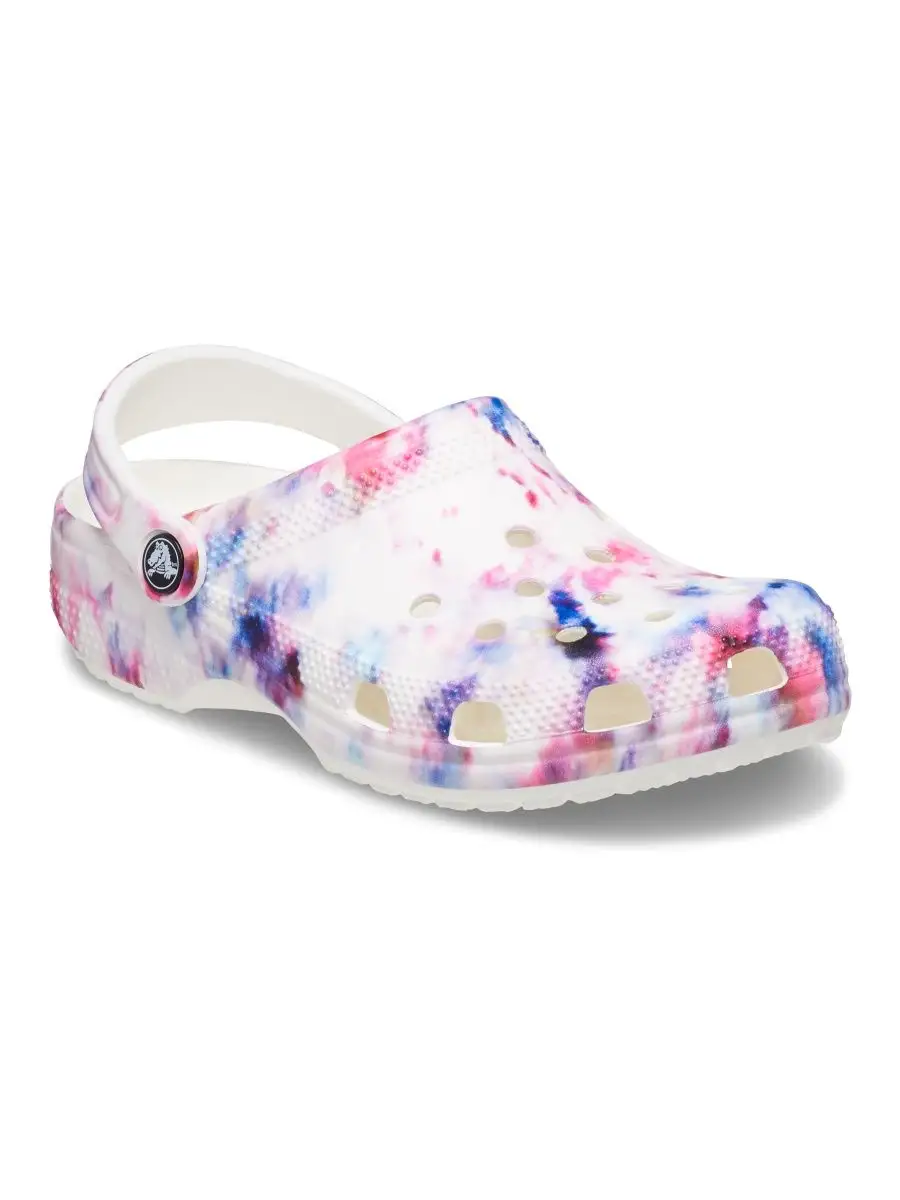 Pink tie deals dye crocs