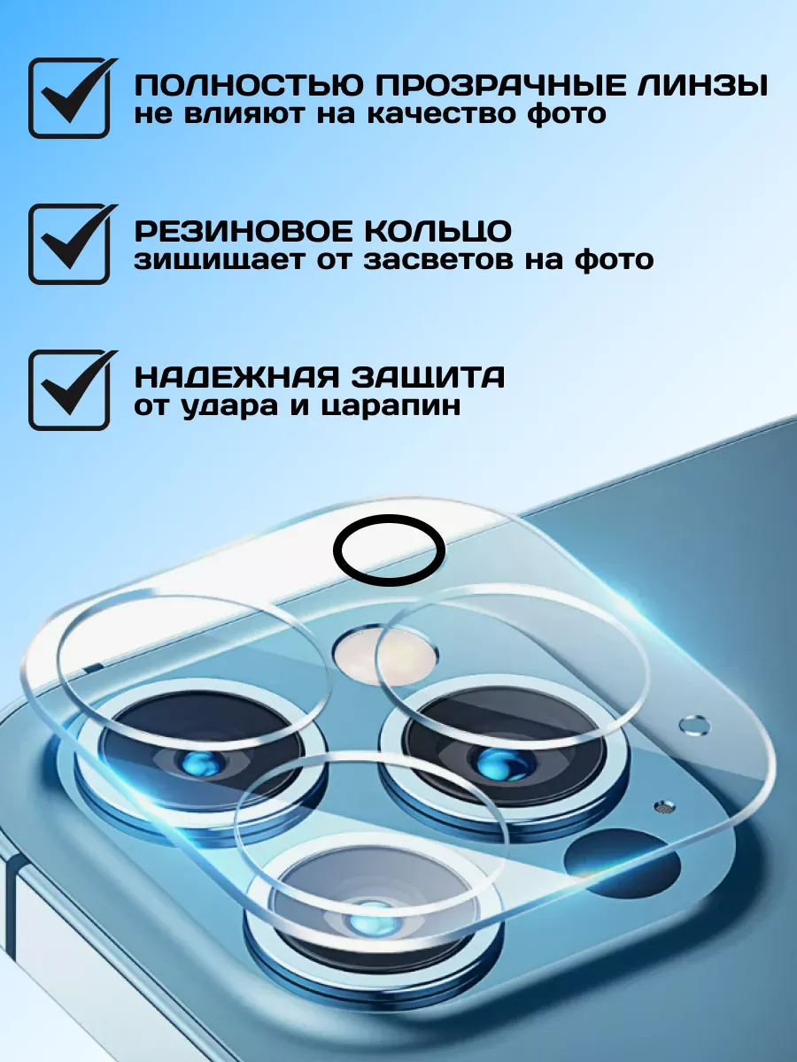 F12shop Защитное стекло на камеру IPhone 14 и 14+