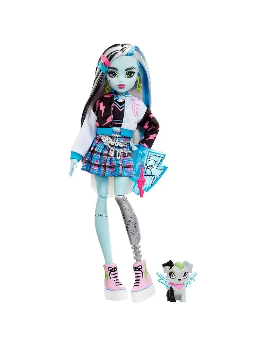 Кукла Монстер Хай Фрэнки Штейн с питомцем (выпуск 2022 года) Monster High  купить по цене 0 сум в интернет-магазине Wildberries в Узбекистане |  139069002