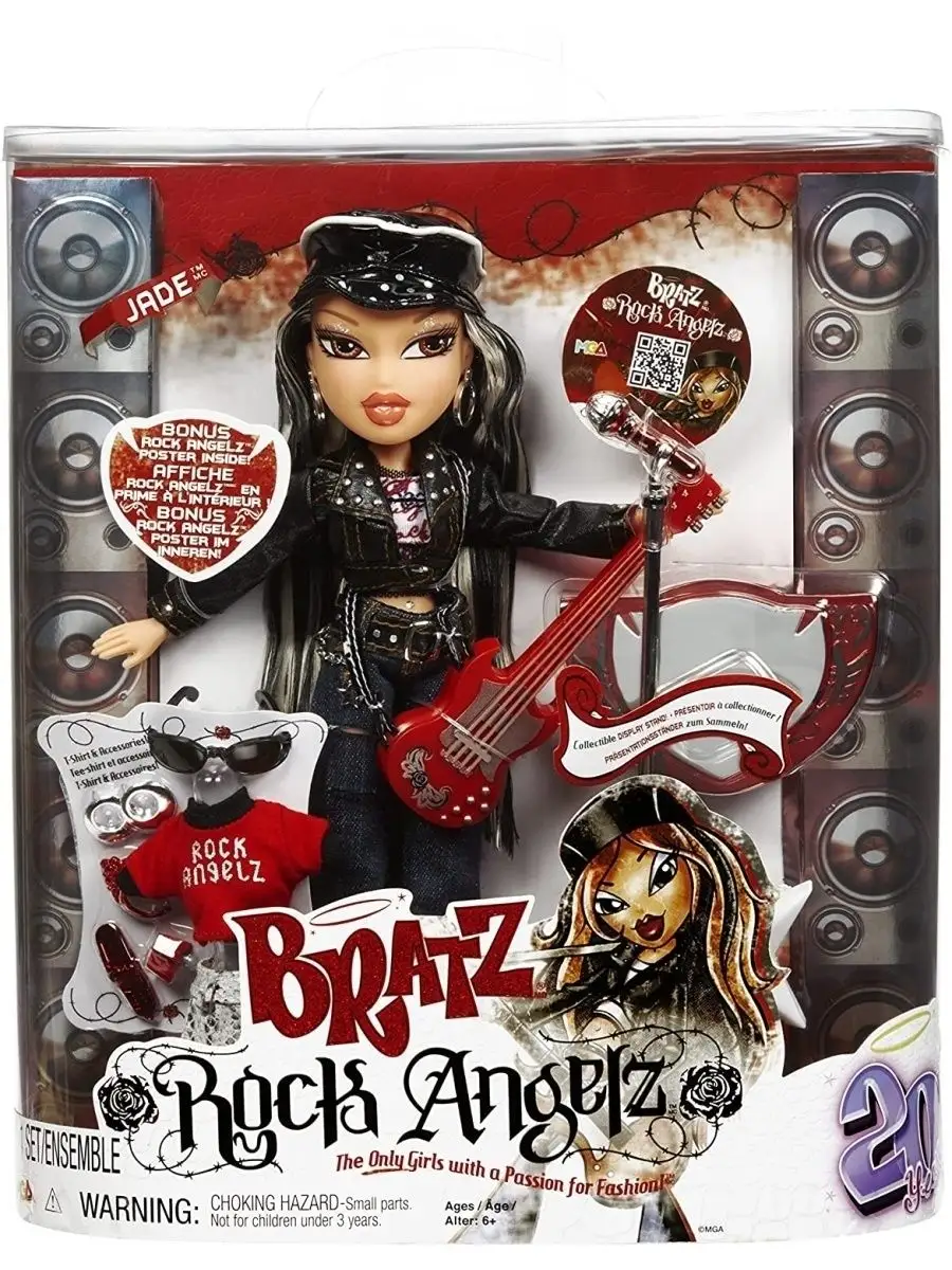 Кукла Rock Angelz 20 Yearz Jade Рок Ангел Джейд 577805 BRATZ купить по цене  0 сум в интернет-магазине Wildberries в Узбекистане | 139225778