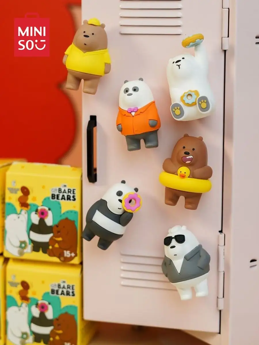 Декоративная фигурка We Bare Bears. Игрушки на магните Miniso купить по  цене 0 сум в интернет-магазине Wildberries в Узбекистане | 139362461