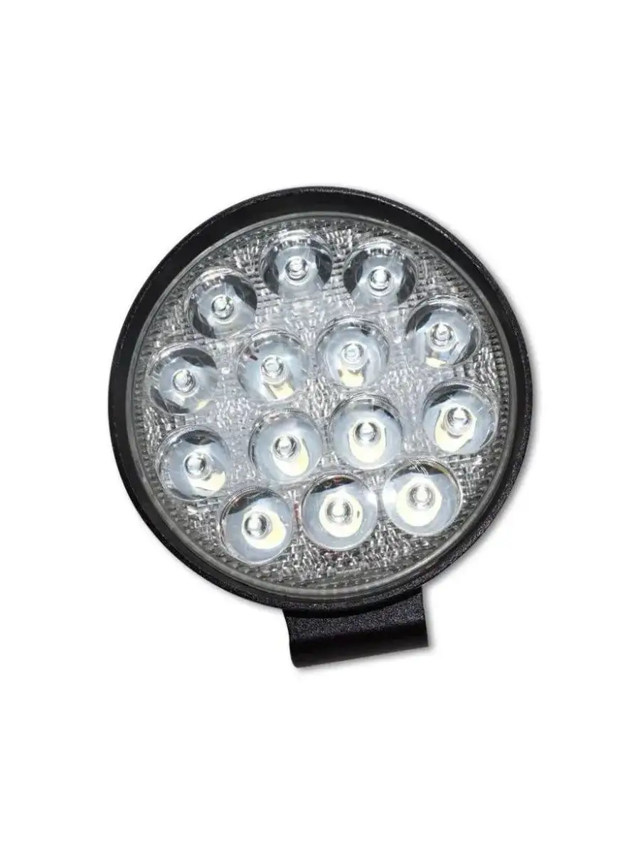 Авто-Олга Фара светодиодная круглая, 14LED 10W, 12/24W