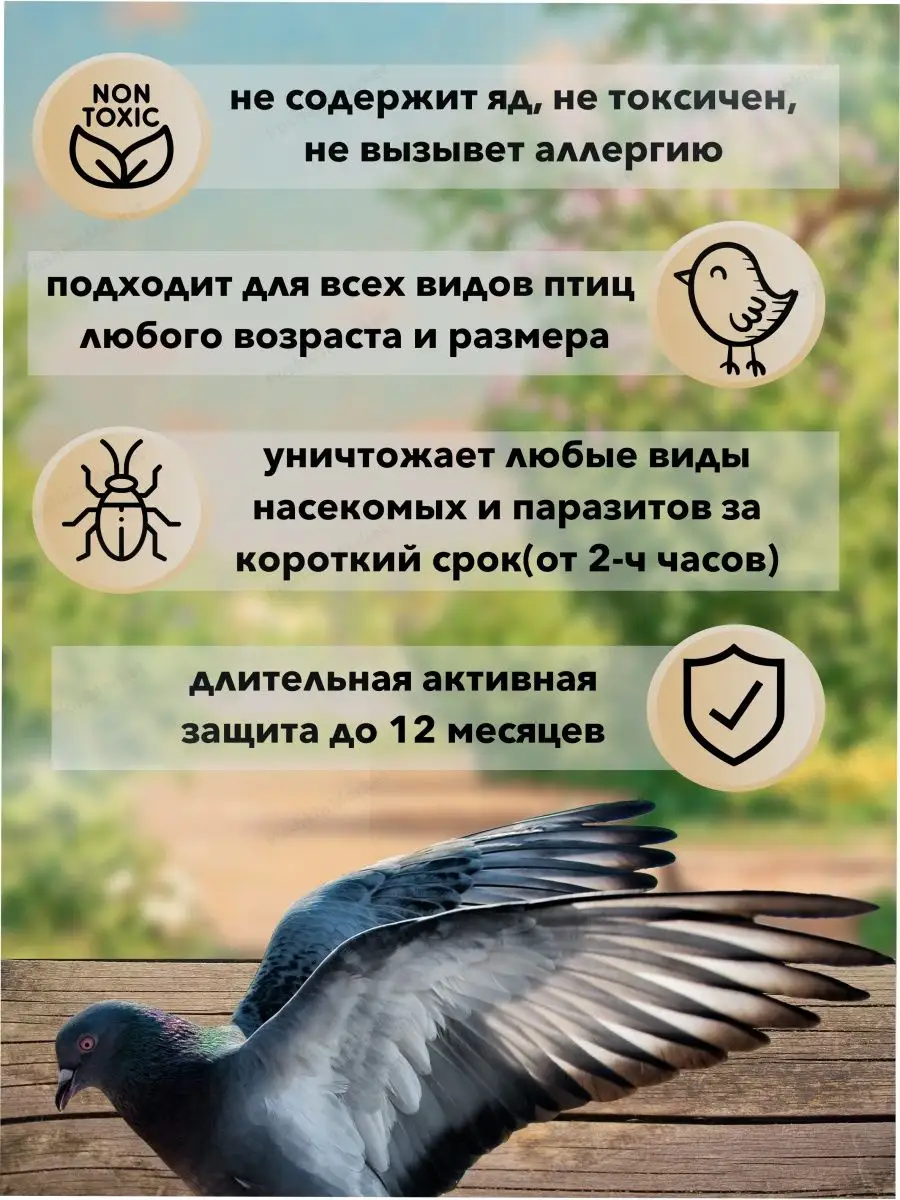 Средство против голубей, мл, Arox арт. – купить за 48 грн. в интернет-магазине Лето 🌿