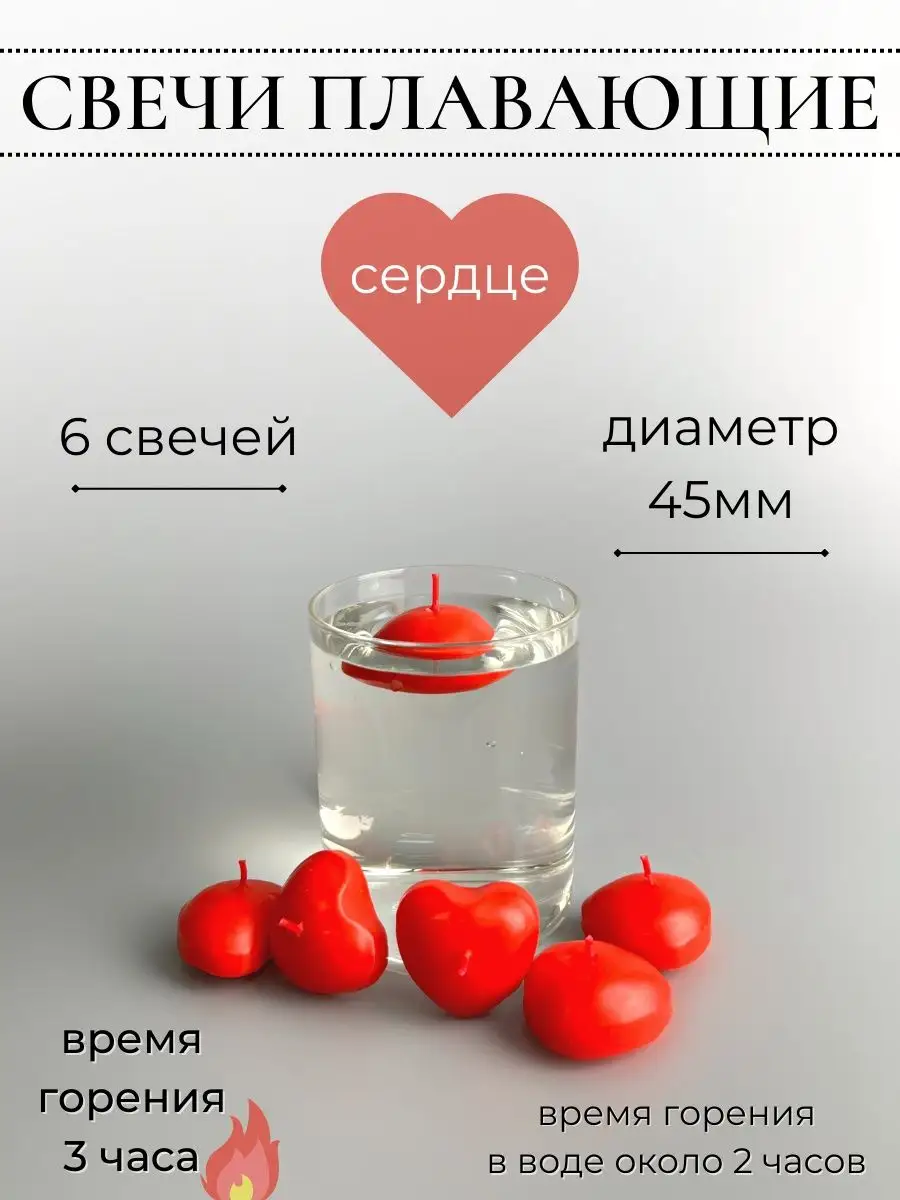 ALLCANDLES Свеча плавающая 