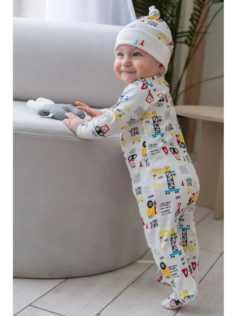 Ползунки для новорожденных купить оптом от производителя детской одежды Bossa Nova - Москва