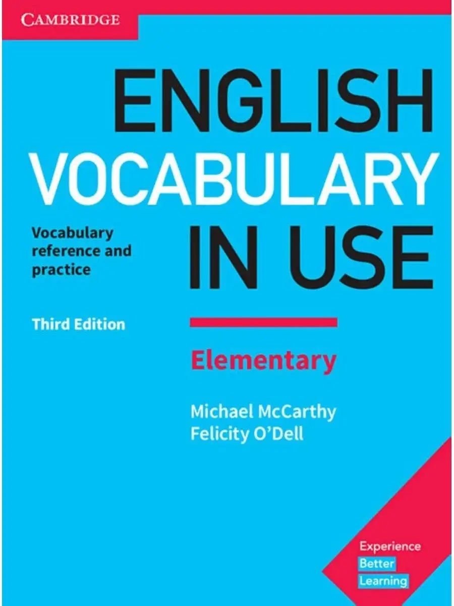 English Vocabulary in Use Elementary Учебник+CD Cambridge University Press  купить по цене 1 306 ₽ в интернет-магазине Wildberries | 140287674