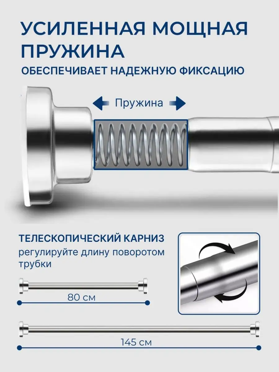 карниз для ванной инструкция