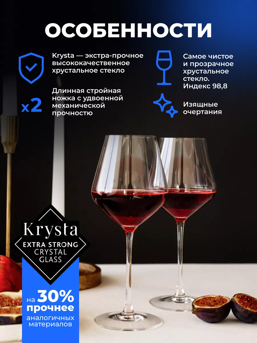 Бокалы для шампанского и вина набор 6 штук 470 мл Chef&Sommelier купить по  цене 4 178 ₽ в интернет-магазине Wildberries | 140663020