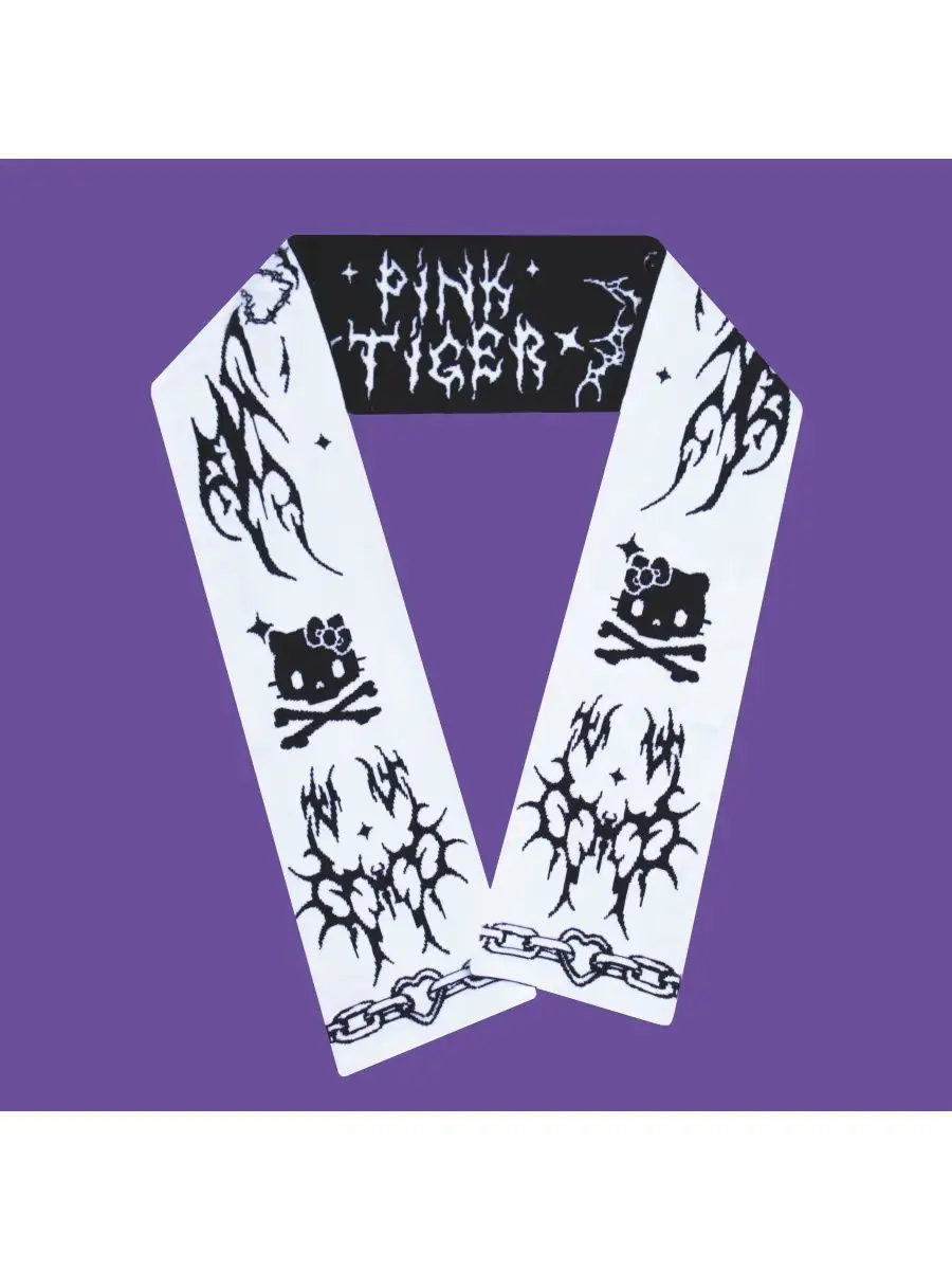 Шарф Пинк Тайгер. Pink Tiger шарф. Тигровый шарф. Крутые двухсторонние шарфы с ВБ. Продам шарф