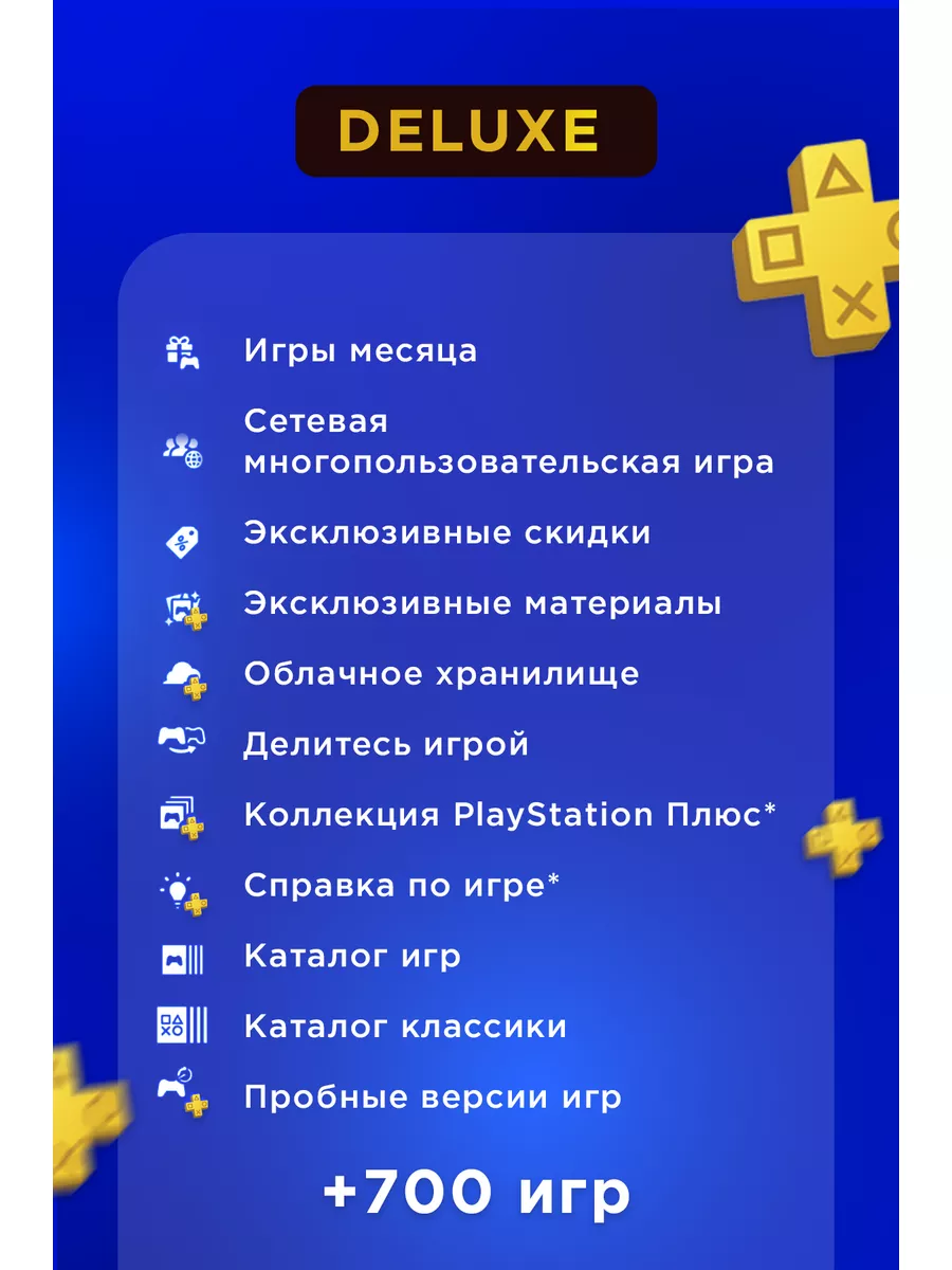 Подписка PlayStation Plus DELUXE 3