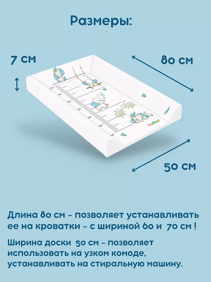 Купить пеленальную доску для кроватки Милки