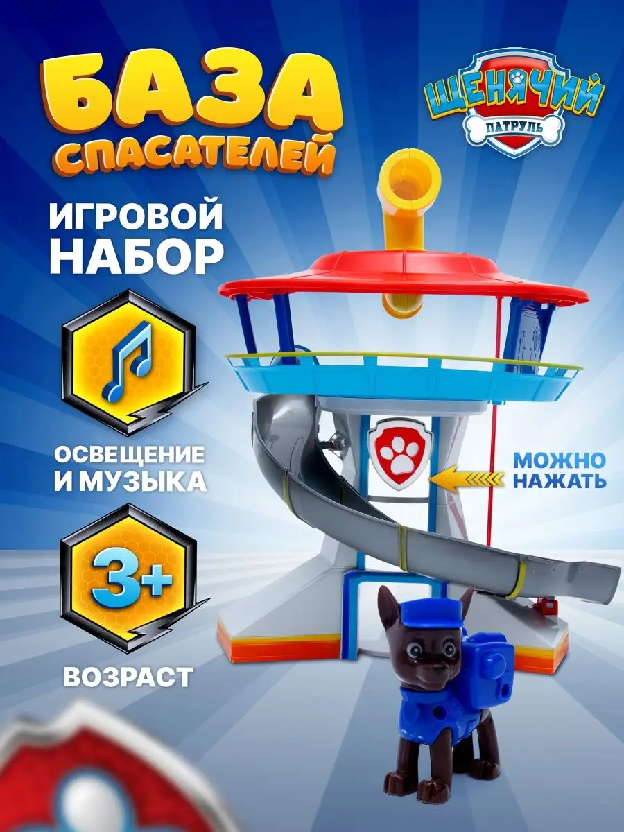 PlayCool База Щенячий патруль игровой набор офис