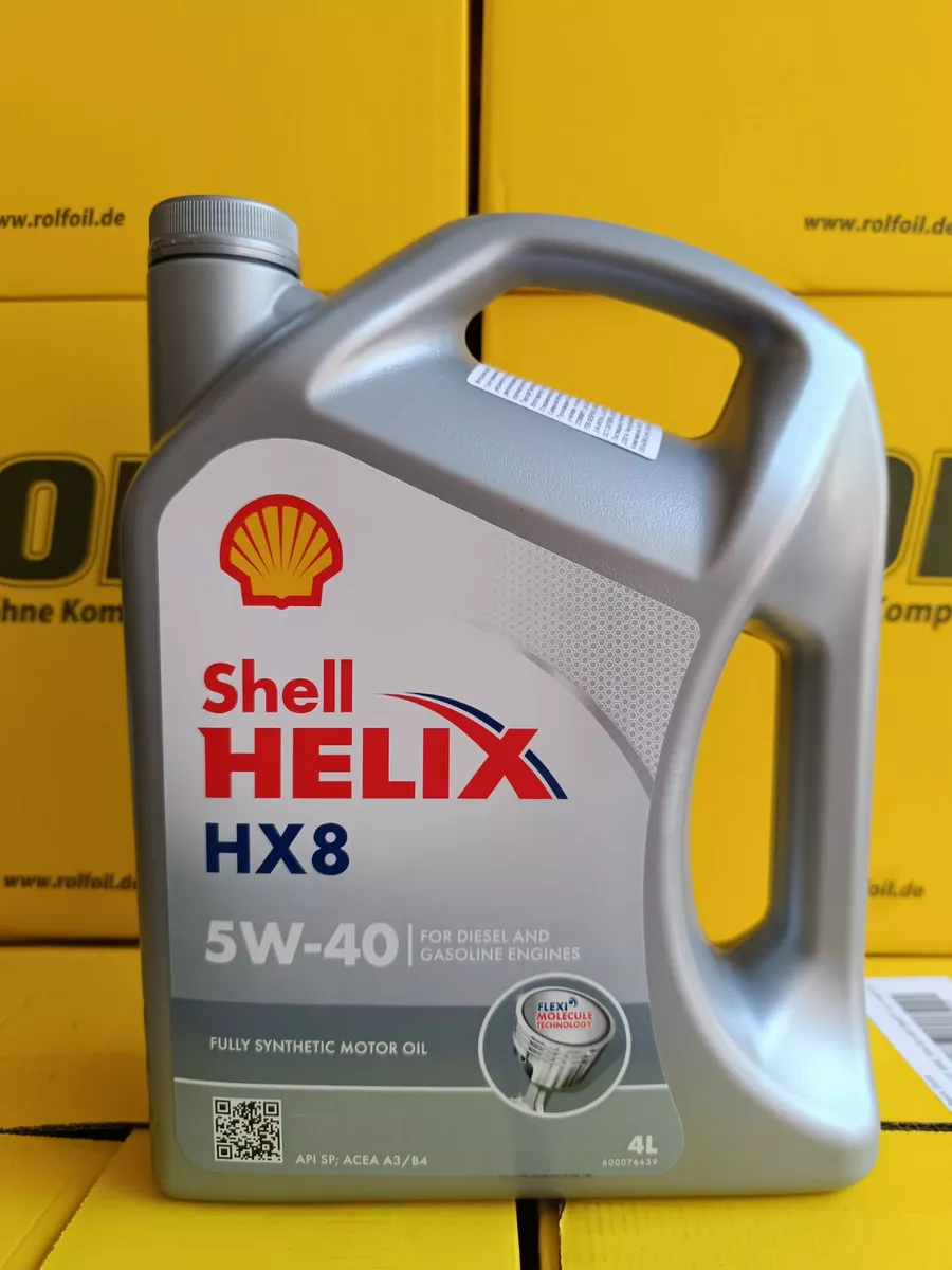 Shell Моторное масло 5w-40 синтетика Helix HX8 4литра