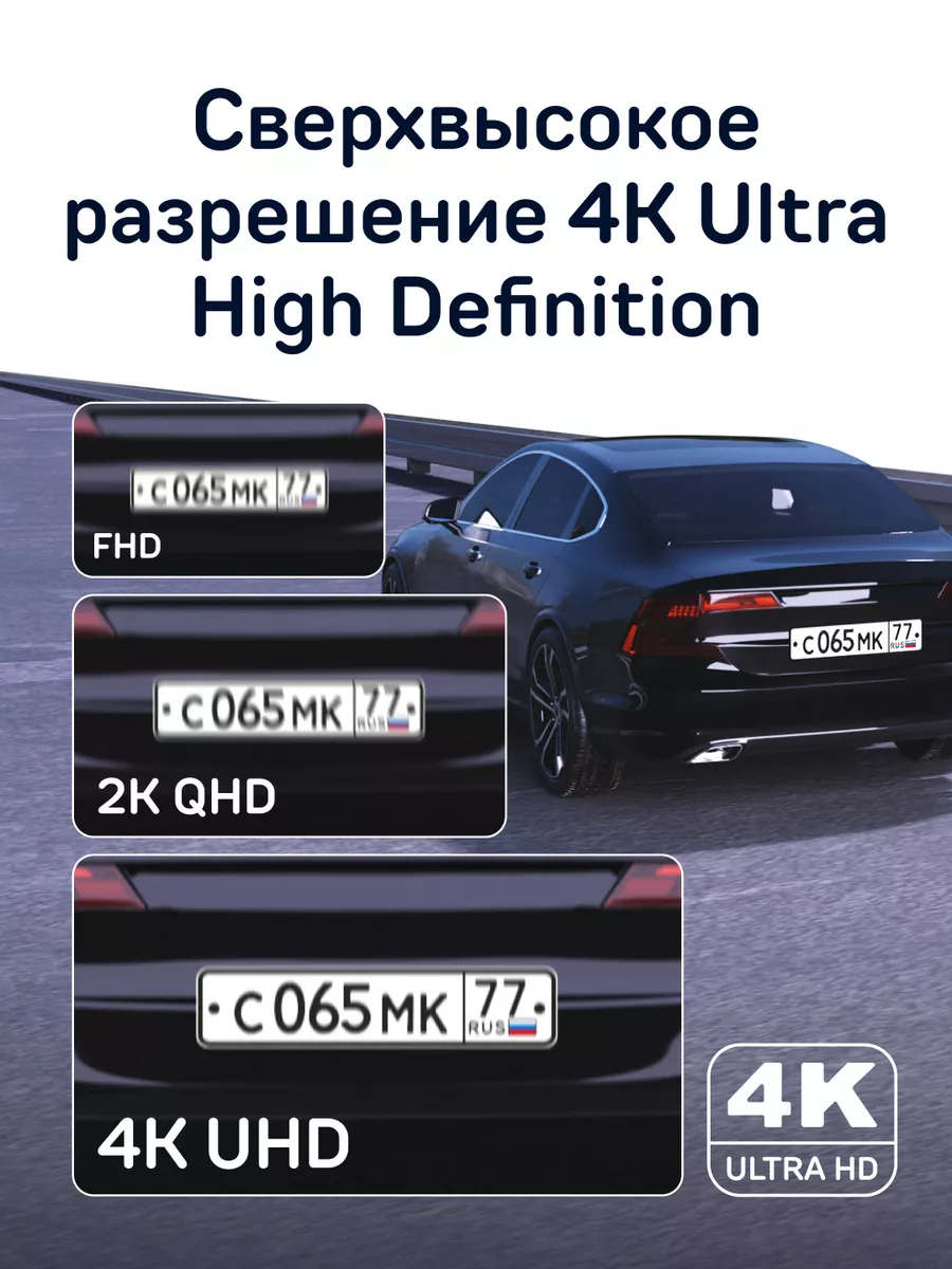 IBOX Видеорегистратор с базой камер RoadScan 4K WiFi GPS Dual