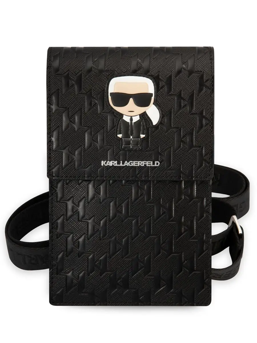 Karl Lagerfeld Сумка для телефона до 165 x 100 мм из экокожи PU leather