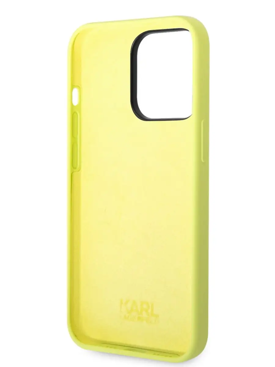 Karl Lagerfeld Чехол на iPhone 14 Pro силиконовый Liquid silicone