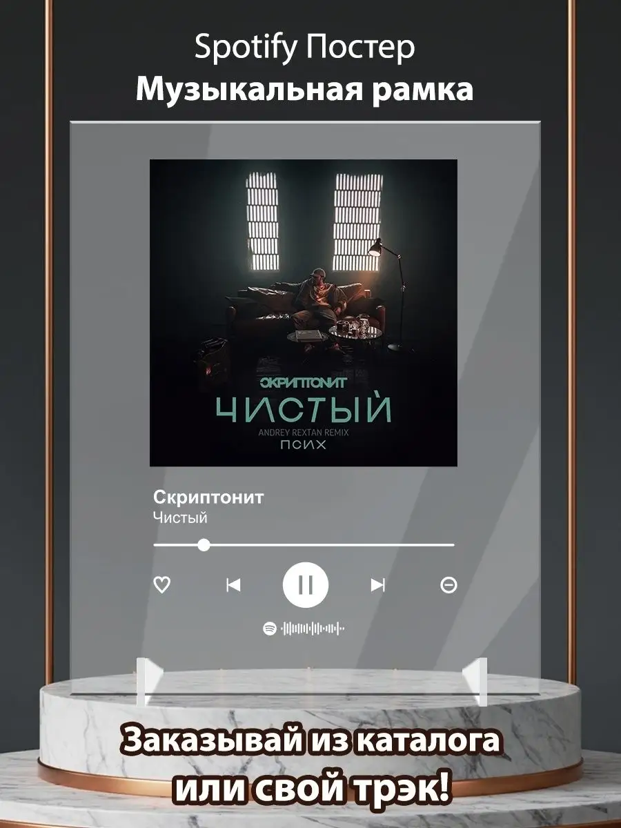 Постер Скриптонит чистый Плакат Скриптонит картина Spotify Arthata-spotify  постер Спотифай постер купить по цене 475 ₽ в интернет-магазине Wildberries  | 142147069