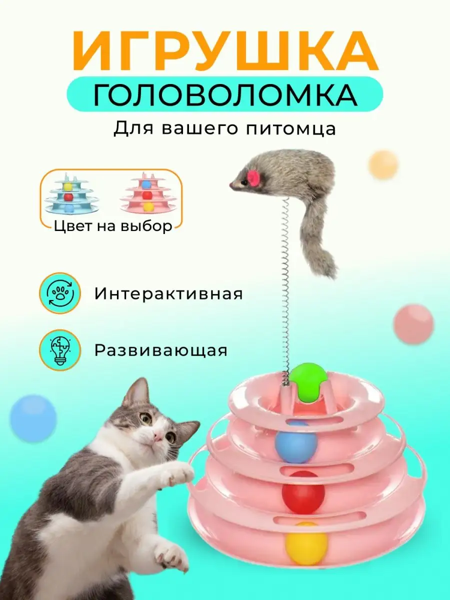 Пирамида трек игрушка для кошек игра VRV for PETS купить по цене 21,85 р. в  интернет-магазине Wildberries в Беларуси | 142452977