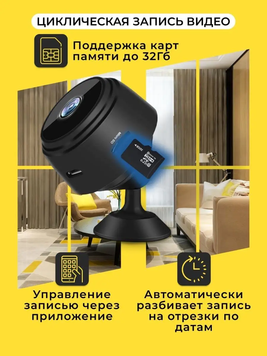 Купить скрытую WiFi мини камеру можно у нас - поддоноптом.рф Микрокамеры с доставкой по России
