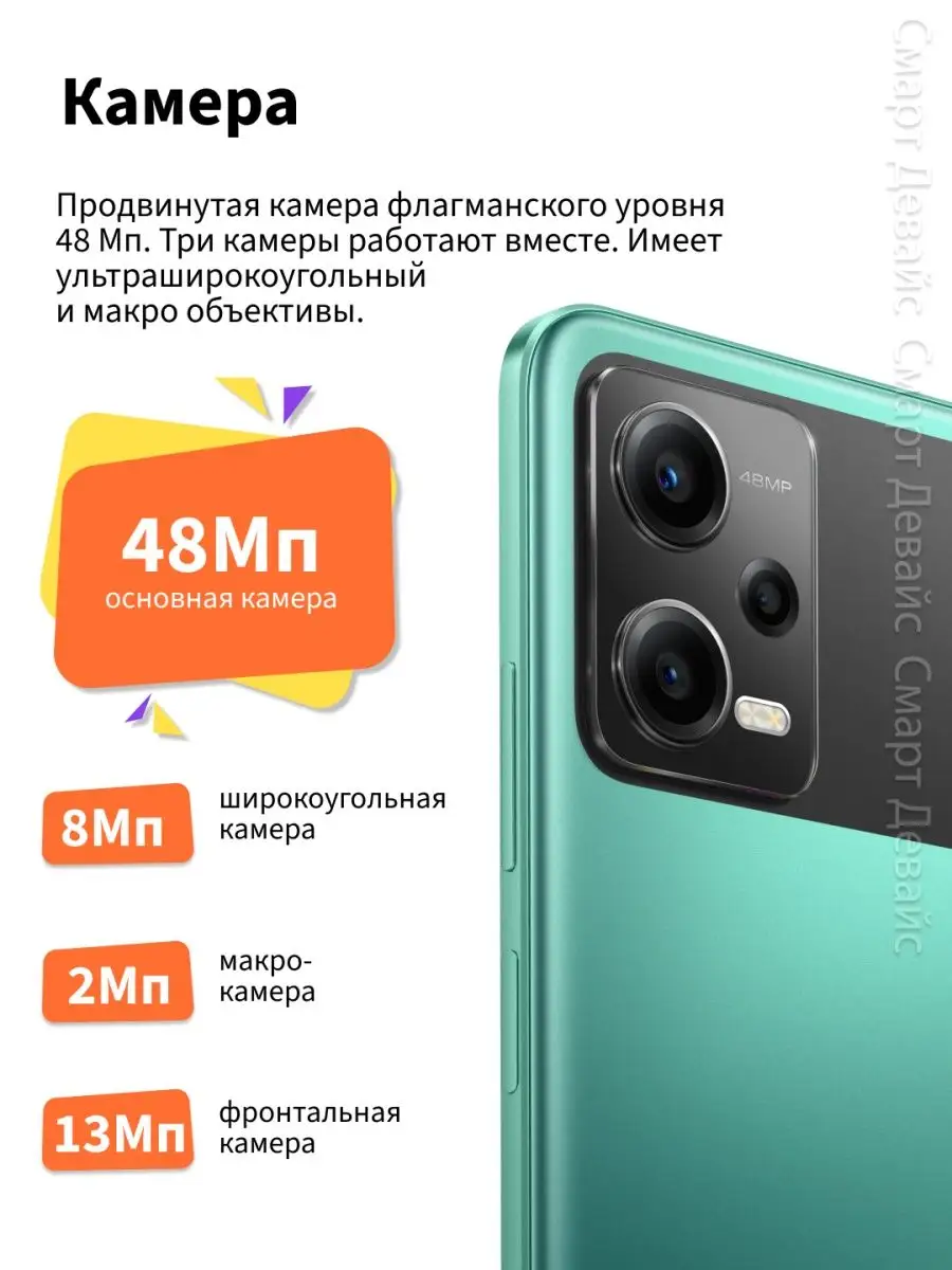 Смартфон POCO X5 5G 8GB+256GB Blue