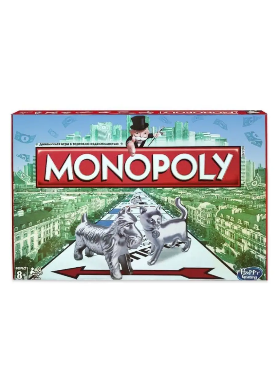 Игра настольная Монополия Классика MONOPOLY купить по цене 1 196 ₽ в  интернет-магазине Wildberries | 145558267