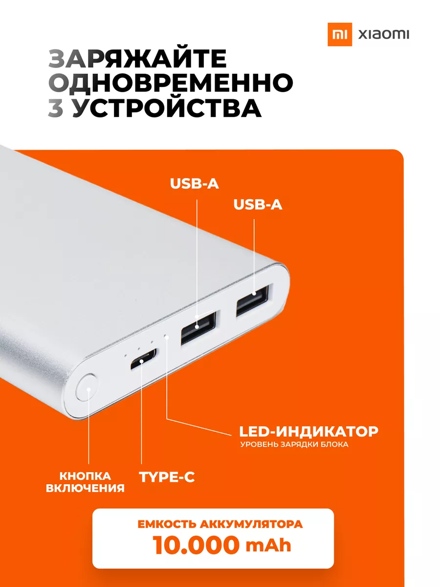 Xiaomi Внешний аккумулятор