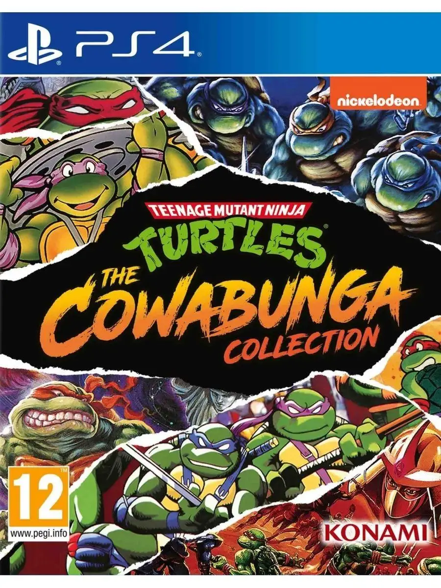 TMNT Cowabunga Collection (Черепашки Ниндзя) (PS4) Konami купить по цене 2  316 ₽ в интернет-магазине Wildberries | 146679544