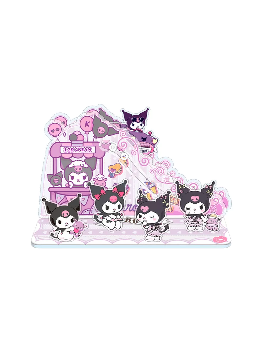 Фигурка Аниме Куроми Kuromi Hello Kitty Акрил 16 см