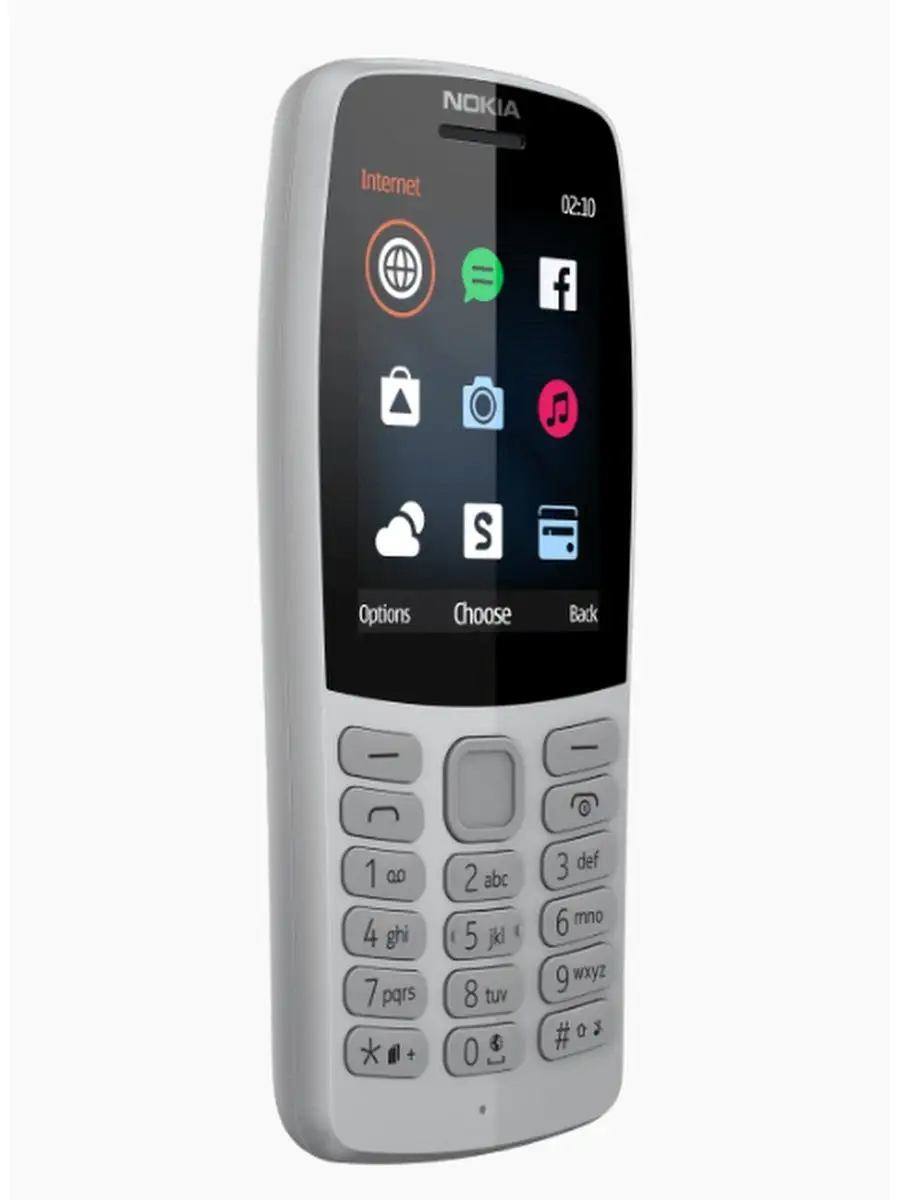 Nokia Кнопочный мобильный телефон Нокиа 210 DS TA-1139 GREY