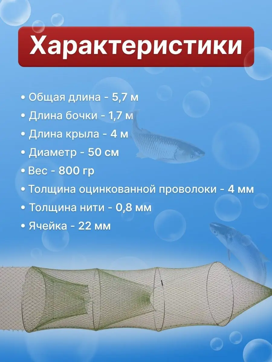 Мережа рыболовная Рыбанутый магазин купить по цене 1 870 ₽ в  интернет-магазине Wildberries | 147678476