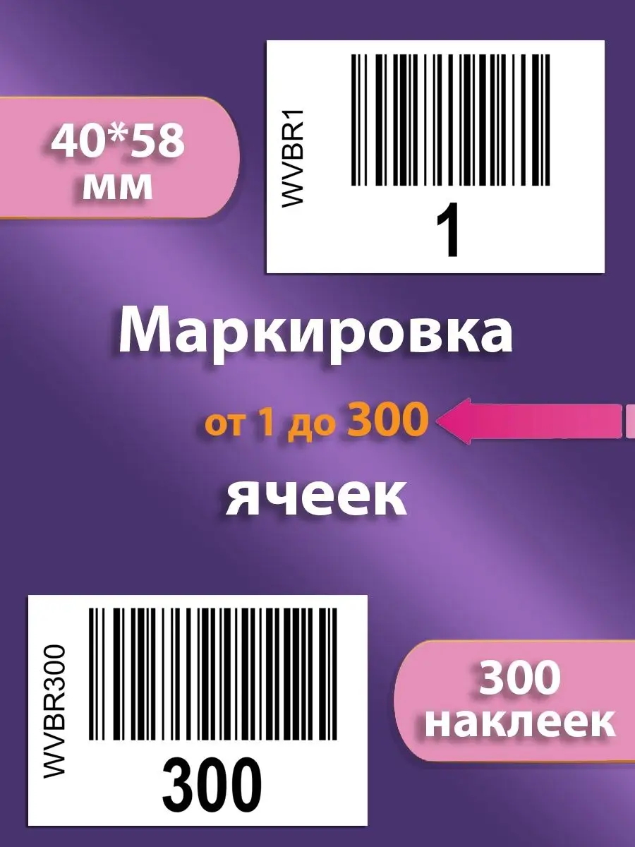 Маркировка ячеек для ПВЗ TRansit&BoX купить по цене 235 ₽ в  интернет-магазине Wildberries | 148750757