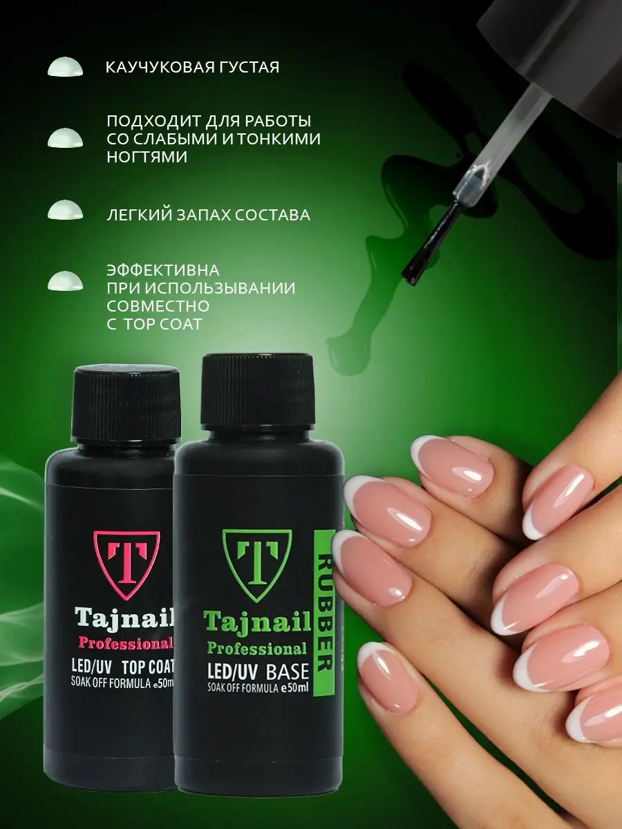 База для гель-лака 50 мл Tajnail купить по цене 262 ₽ в интернет-магазине  Wildberries | 149171939