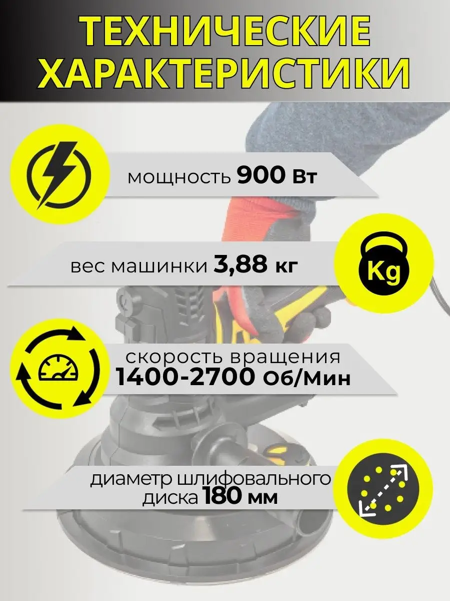 Машина шлифовальная 900Вт 180мм WMC Tools купить по цене 5 375 ₽ в  интернет-магазине Wildberries | 149191952