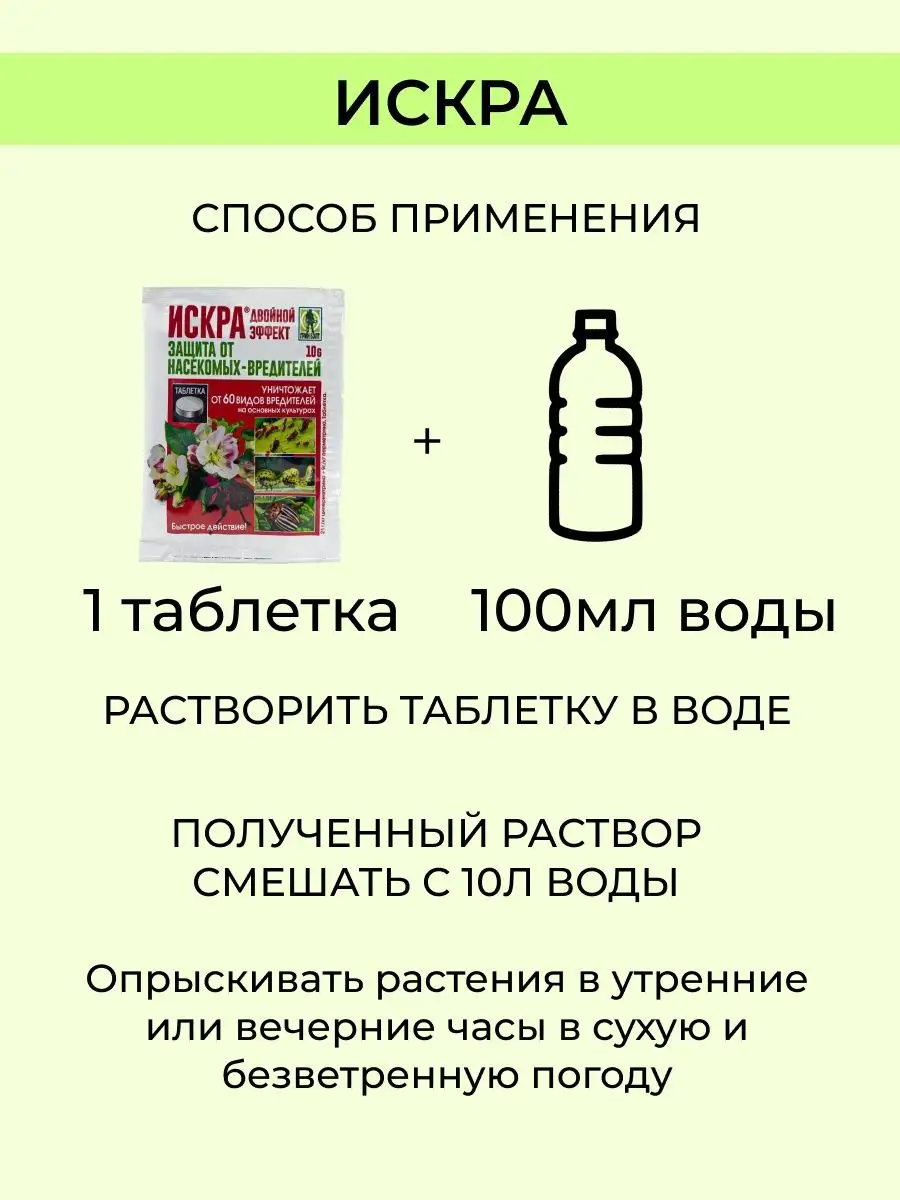 ISKRA Средство защиты растений от насекомых Искра