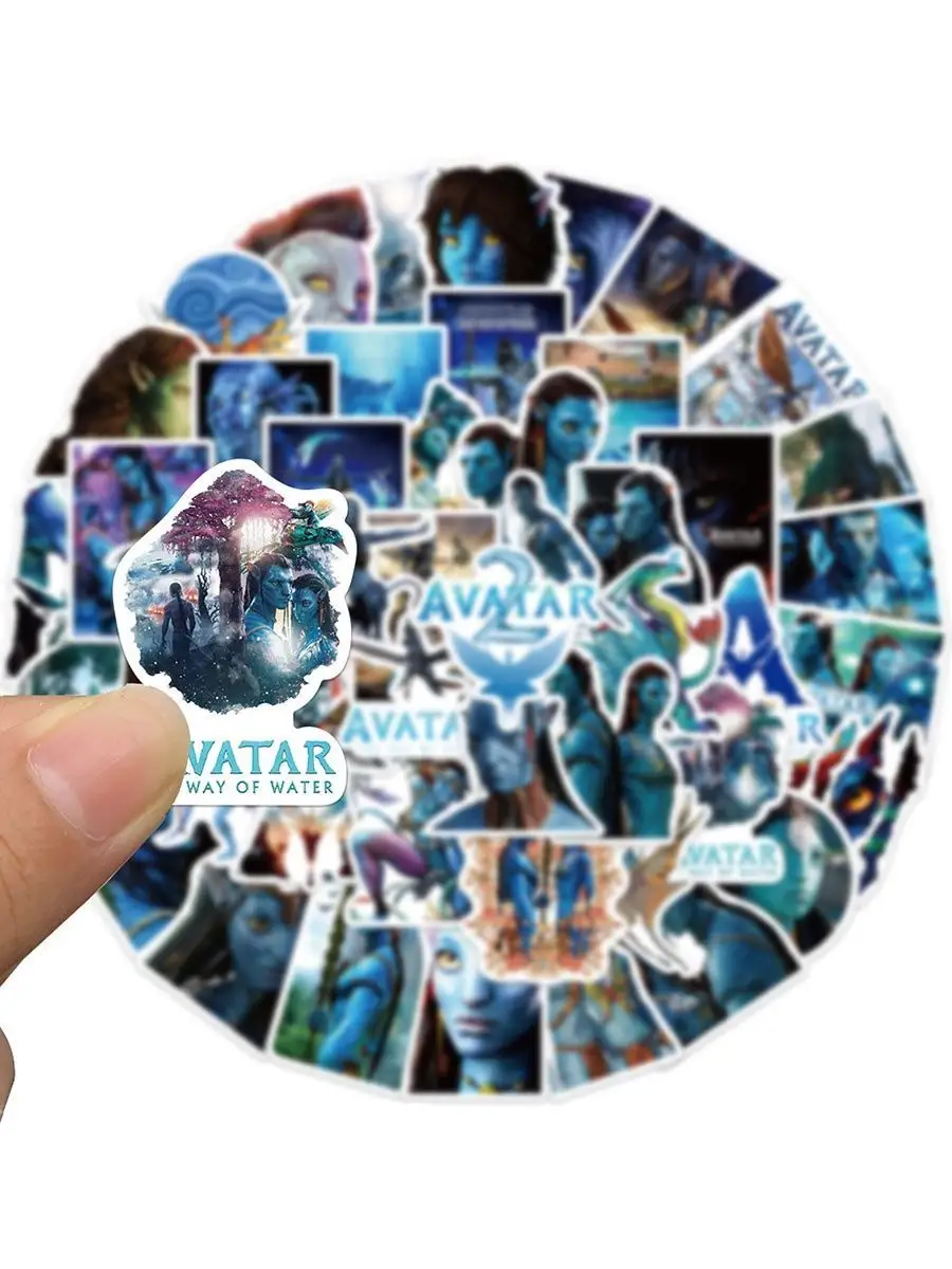 Набор наклеек Аватар 50 шт стикеры Avatar на телефон ноутбук STICKER  BOMBING купить по цене 444 ₽ в интернет-магазине Wildberries | 149731756