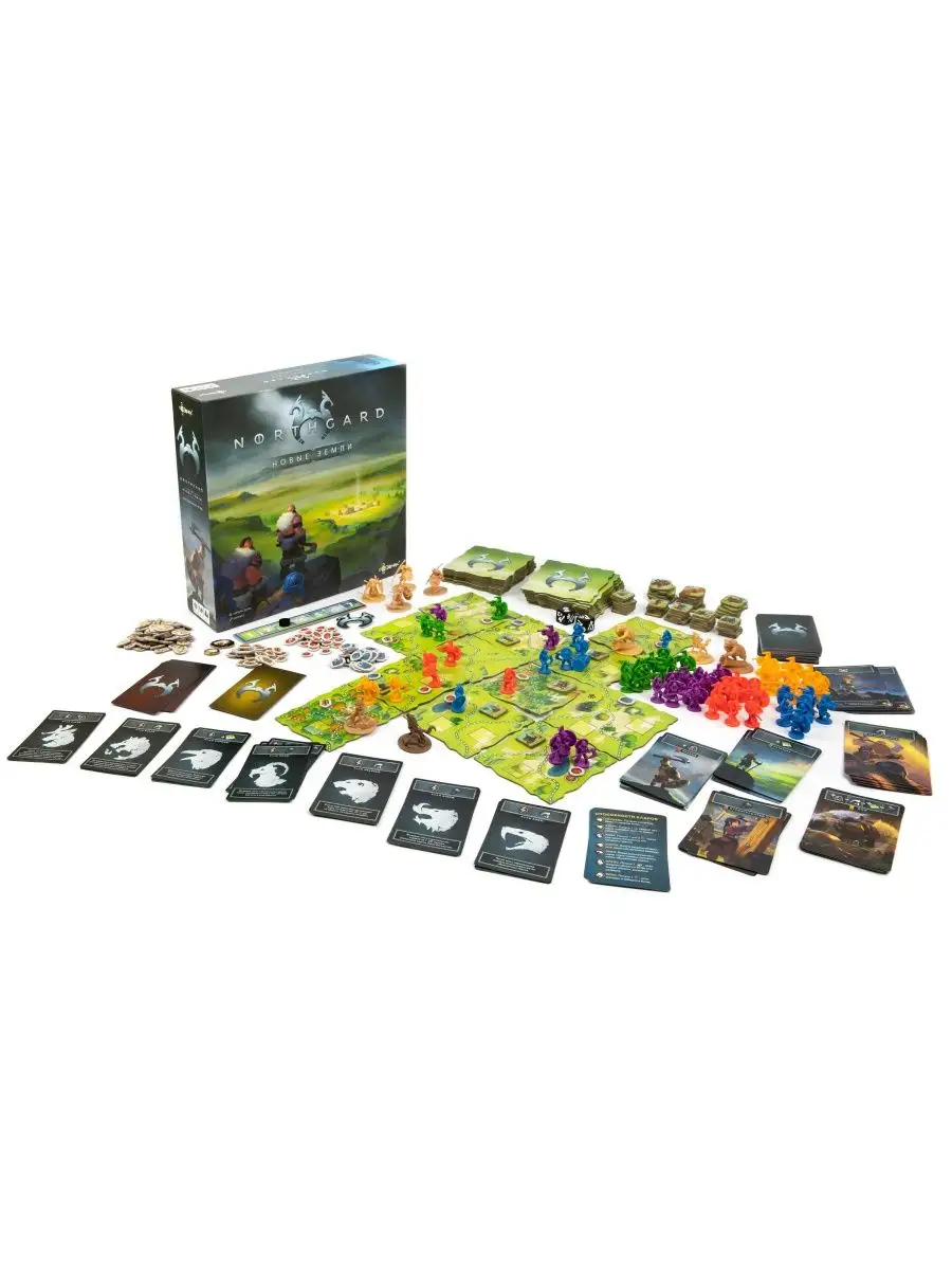 Настольная игра Нордгард Новые земли (Northgard) Эврикус купить по цене 1  229 700 сум в интернет-магазине Wildberries в Узбекистане | 149786862