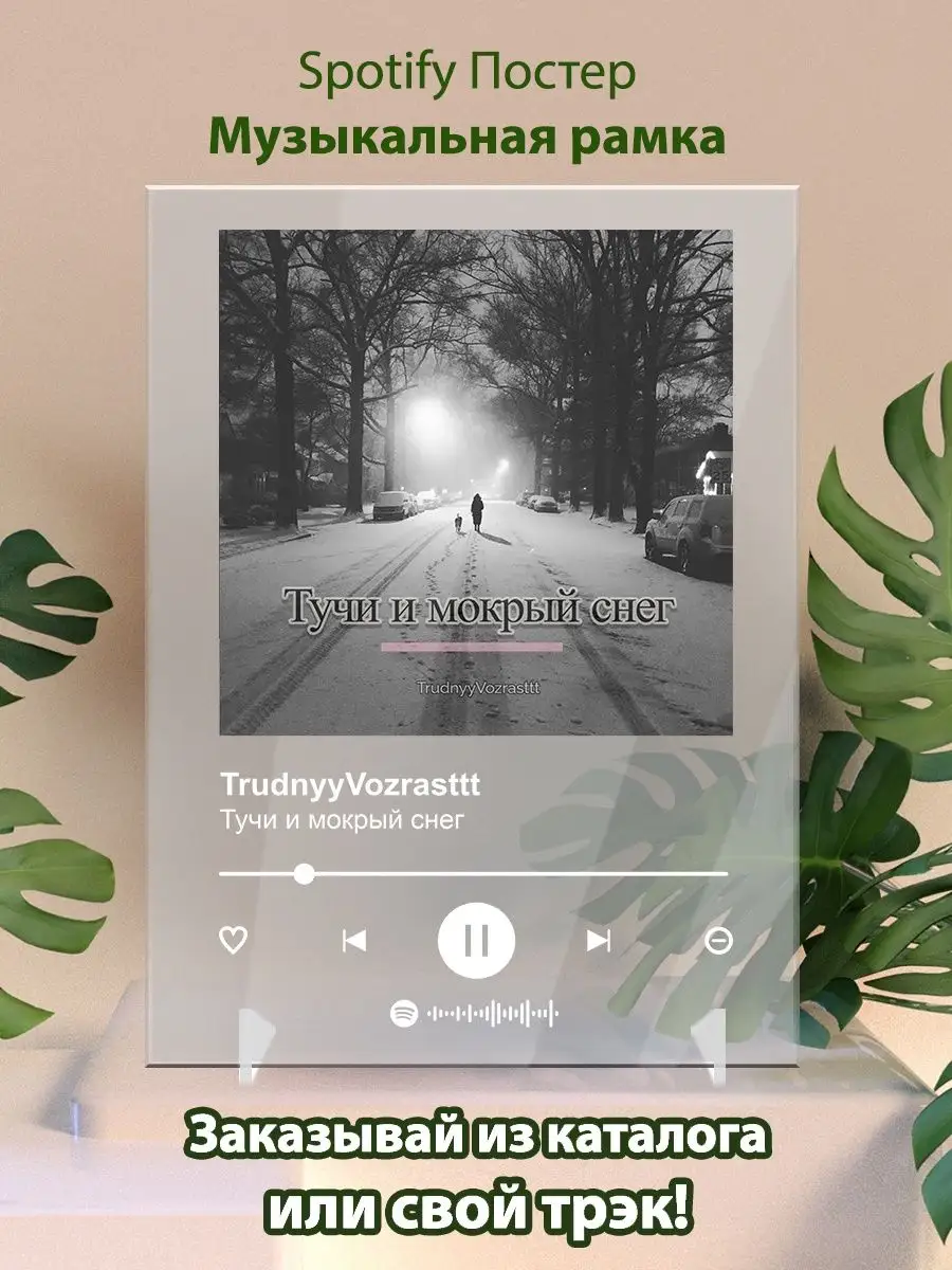 Постер TrudnyyVozrasttt. TrudnyyVozrasttt-Тучи и мокрый снег  Arthata-spotify постер Спотифай постер купить по цене 16,63 р. в  интернет-магазине Wildberries в Беларуси | 149823356