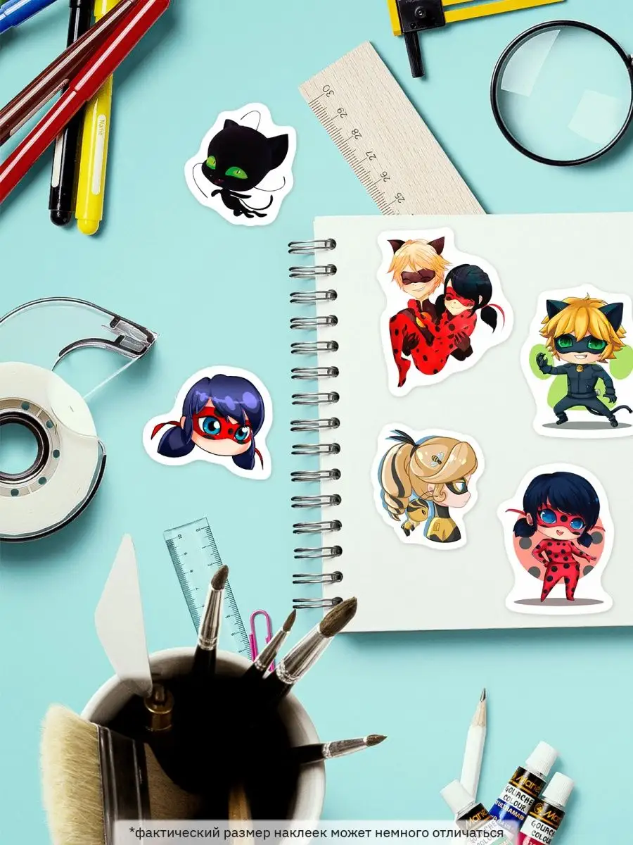 Наклейки Леди Баг и Супер Кот стикеры на телефон Lady Bug Sticker Universe  купить по цене 170 ₽ в интернет-магазине Wildberries | 149842586