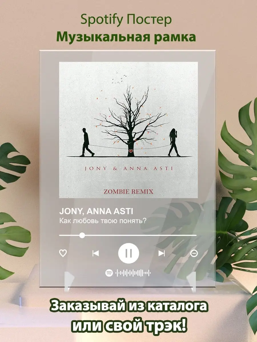 Arthata-spotify постер Спотифай постер Постер спотифай JONY Анна Асти -Как  любовь твою понять